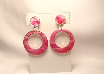 boucles d'oreilles en polymère