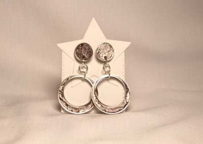 Boucles d'oreilles en polymère