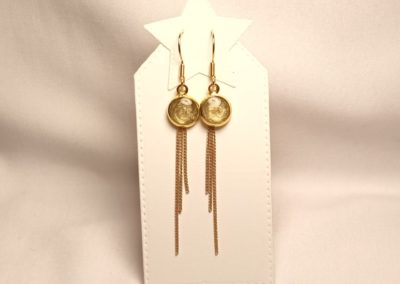 Boucles d'oreilles résine
