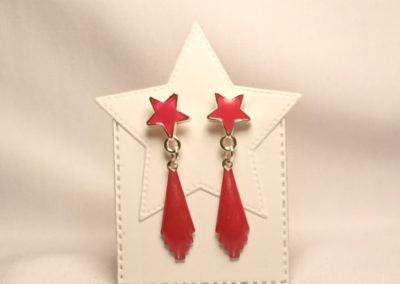 Boucles d'oreilles résine
