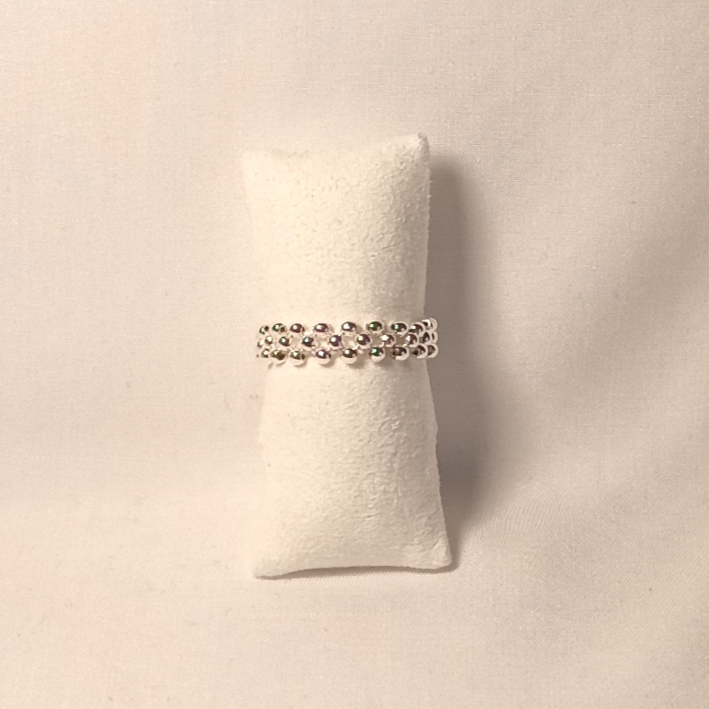 Bague en perles