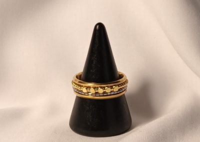 Bague en perles